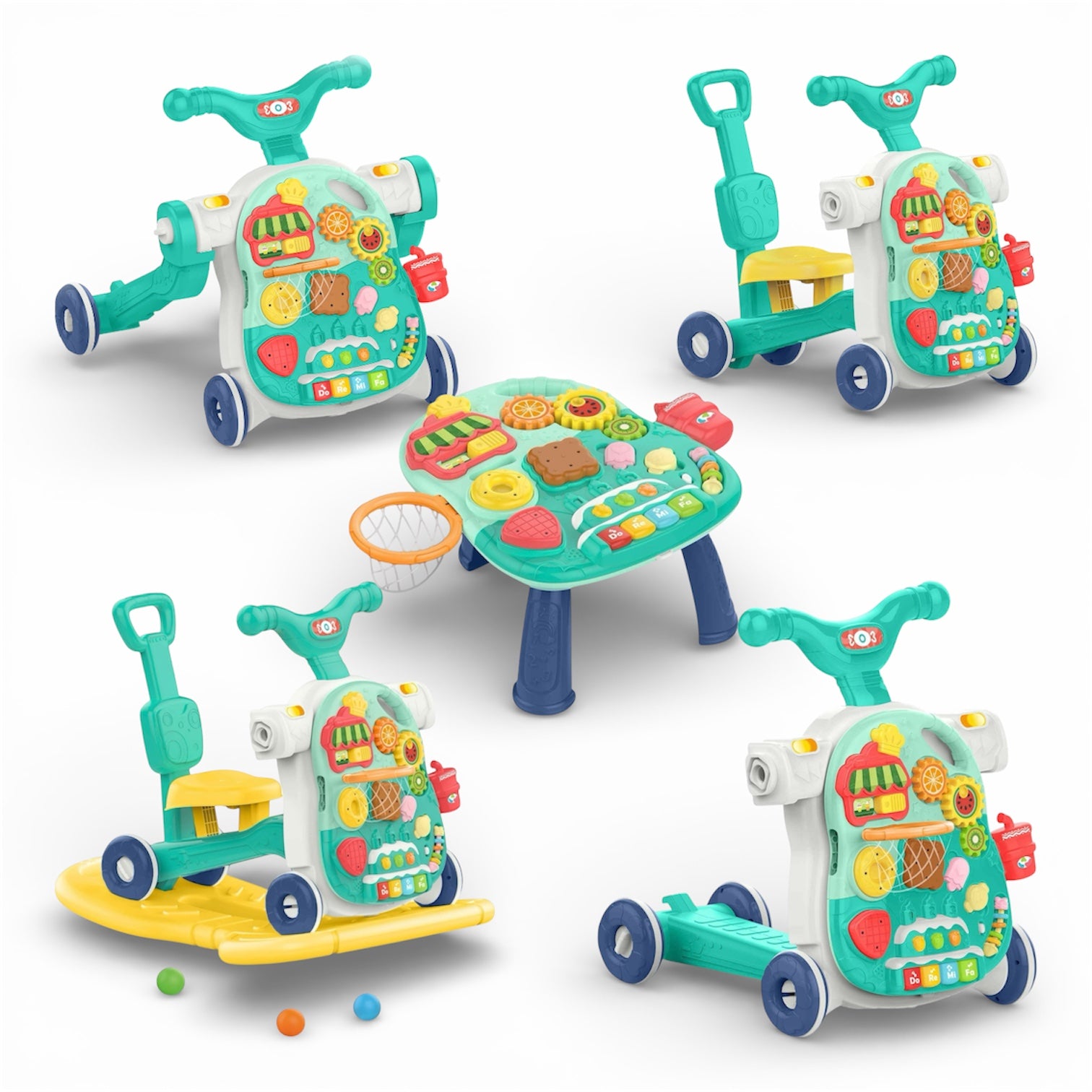 5 en 1: Andador Multifuncional