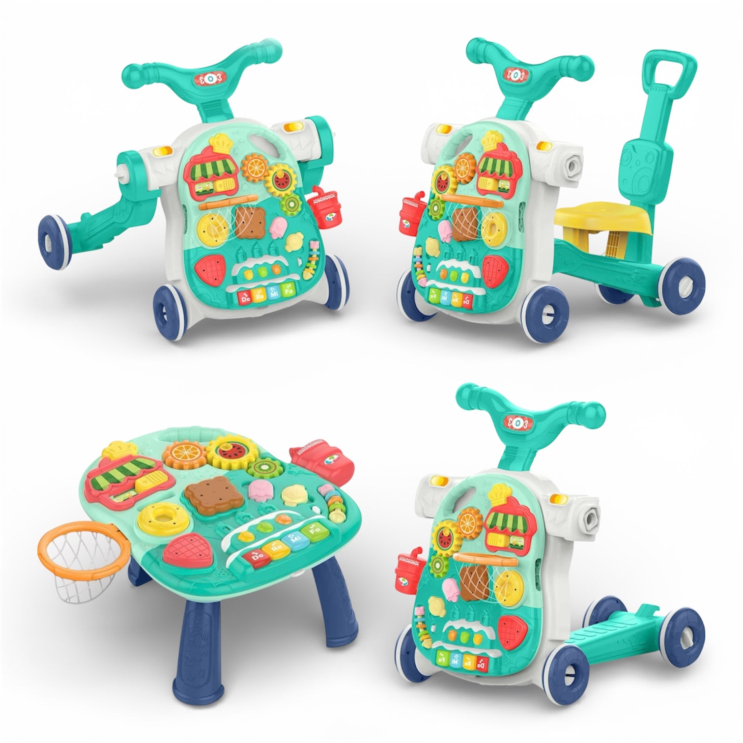 4 en 1: Caminadora multifuncional