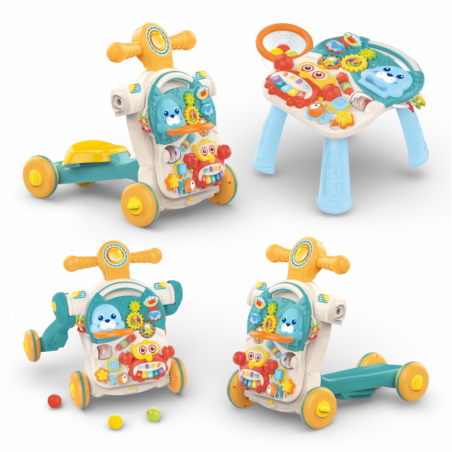 Caminador Multifuncional (Modo scooter)